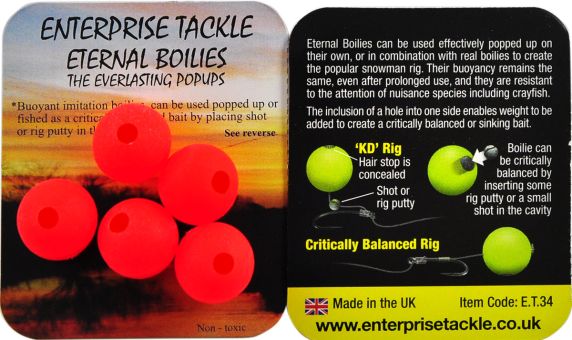 Штучні Бойл 15mm Boilies Fluoro Red