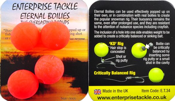 Штучні Бойл 18mm Boilies Fluoro Red