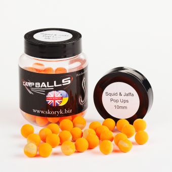 Бойли Carpballs Pop Ups Squid & Jaffa 10 мм (Кальмар з апельсином)