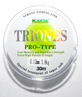 Леска Kaida Triones Pro Type - Зимняя - 30 м