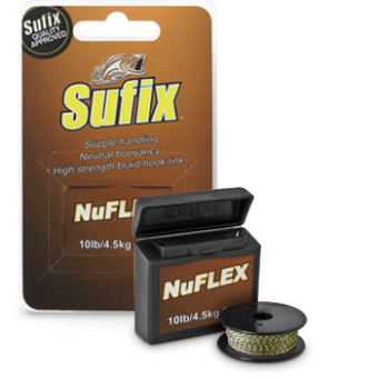 Поводковый материал Sufix Nuflex - green/brown - 20 м