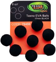 Texno EVA Balls 10mm black (Чорний) уп / 8шт