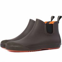 Чоловічі гумові черевики Nordman Beat ПС 30 Коричневий з помаранчевої підошвою