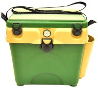 Ящик для зимней рыбалки A-elita с градусником зеленый