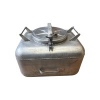 Бак пищевой КП 125 - Нержавеющая сталь - 49x40x38 см - 56 л