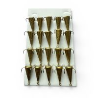 Блесна FRY Конус малый - 4 крючка - Золото