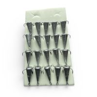 Блесна FRY Конус большой - 4 крючка - Серебро