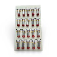 Блесна Яйца FRY Большие - Серебро/Красный - 20 шт/уп