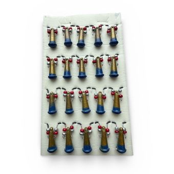 Блесна Яйца FRY Большие - Золото/Синий - 20 шт/уп