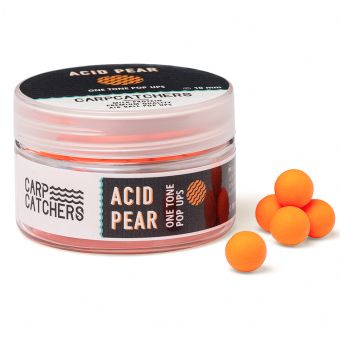 Бойли Carp Catchers Pop Ups - Плаваючі - Ø10 мм - Однотонні - Fluoro Orange - Acid Pear - 40-41 шт/уп