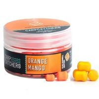 Бойлы Carp Catchers - Orange Mango - Fluo Dumbell Wafters 10*7 и 8*5 мм -  Mix - Light Orange & Yellow stripe - Двухцветные