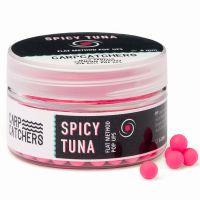 Бойлы Carp Catchers Pop Ups Flat Method - Плавающие - Ø6 мм - Fluoro Pink - Spicy Tuna