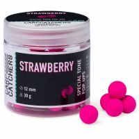 Бойли Carp Catchers Pop Ups Special Tone - Плаваючі - Ø12 мм - Dark Fluoro Pink - Strawberry