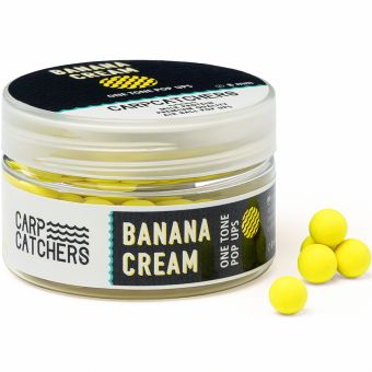 Бойли pop-up Carp Catchers - Ø8 мм - Fluoro Yellow - Однотонні - Banana Cream
