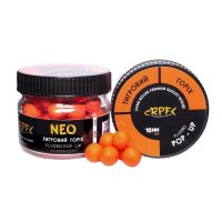 Бойлы RPF NEO Fluoro Поп-ап Ø8 мм - Плавающие - ПЭТ-банка 25 г - Тигровый Орех