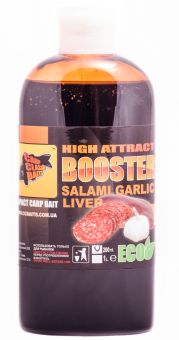 Бустер для підгодовування CCBaits High-Attract - 200 мл - Salami-Garlic-Liver (Салями-Часник-Печінка)