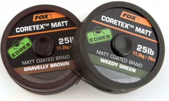 FOX повідковий матеріал Coretex Matt EDGES - 20m