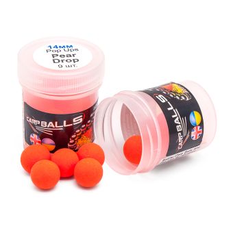 Пробник плаваючих бойлов CarpBalls Pop Ups - 14 мм - Pear Drop (груша)