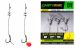 Карповый поводок с иглой Bait Spike Rigs - Wide Gape Hook №8 - 15 см - 25lb/11,5 кг - ПрофМонтаж  - 3 шт/уп