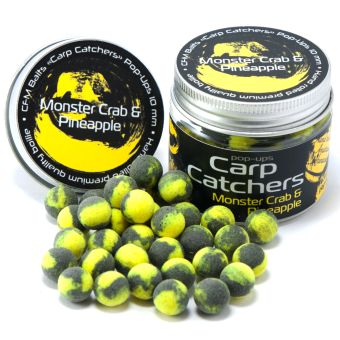 Бойли pop-up Carp Catchers «Monster Crab&Pineapple» 10 мм - Двоколірні