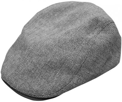 FOX плоская серая кепка Flat Cap CHUNK