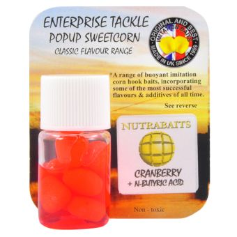 Силіконова кукурудза Nutrabaits - Cranberry + n-Butyric Acid Corn Fluoro Red
