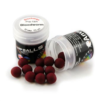 Бойли Mini Discharge Pop Ups Carpballs 10mm Bloodworm (Мотиль)