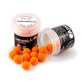 Бойли Mini Discharge Pop Ups Carpballs 10mm Yellowberry (Жовта ягода)