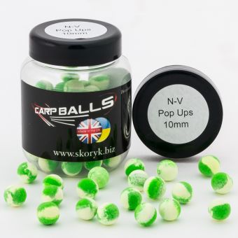 Бойлы Carpballs Pop Ups N-V 10 мм (Зелень и специи)