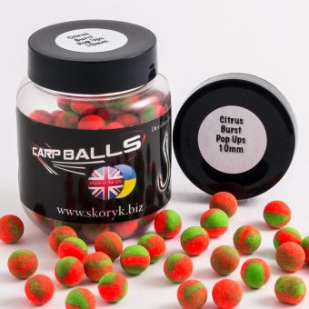 Бойли Carpballs Pop Ups Citrus Burst 10mm (Цитрусовий вибух)