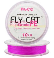 Шнур плетеный NTEC Fly Cat PINK (розовый) 137 m