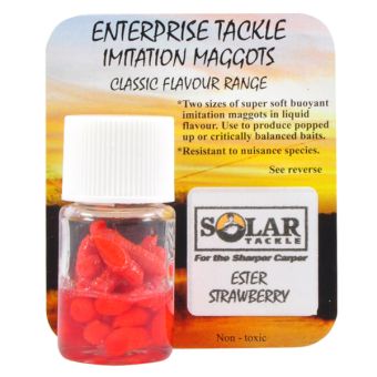 Штучна насадка Solar - Ester strawberry maggots red