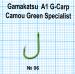 Гачок Gamakatsu A-1 G-Carp Camou Green Specialist