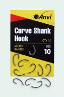 Крючок карповый Anvi Curve Shank Hook №10