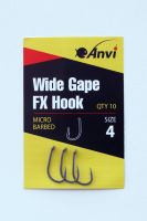 Крючок карповый Anvi Wide Gape FX Hook №4