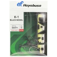 Крючок CARP Hayabusa K-1 - Black Nickel - 10 шт/уп