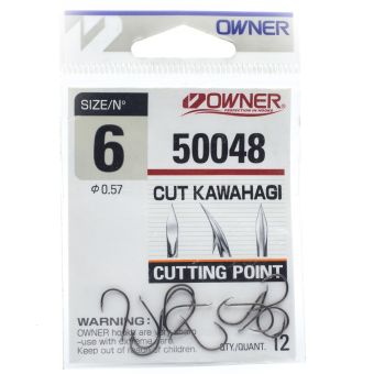 Крючок Owner Cut Kawahagi - 50048