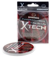 Леска Kosadaka X-Tech Fluorocarbon - Clear (Прозрачный) - 30 м