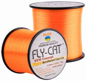 Жилка NTEC Fly Cat Monofilament Carp Line - Orange (Помаранчева)