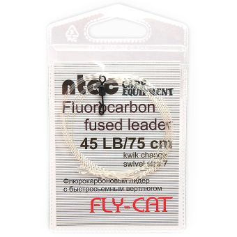 Лідкор Ntec Fly Cat флюорокарбоновую з швидкознімними вертлюгом