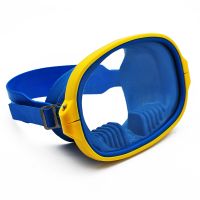 Маска для підводного плавання "Акванавт" - Жовто-синя