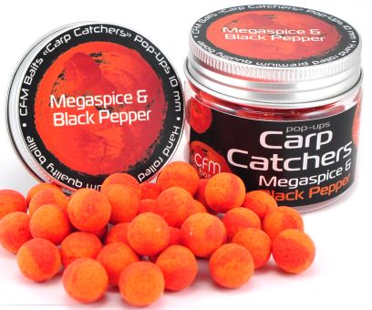 Бойли pop-up Carp Catchers «Megaspice&Black Pepper» 14 мм