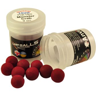 Бойлы Mini Discharge Pop Ups Carpballs - 14mm - Monster Crab