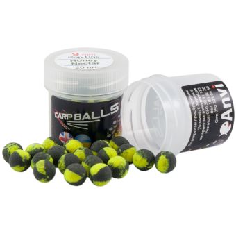 Бойли пробник Carpballs Pop Ups Honey Nectar 9 mm (Медовий Нектар)