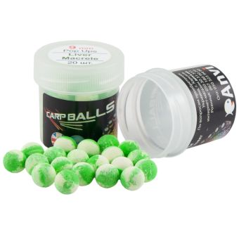 Бойлы пробник Carpballs Pop Ups Liver&Mackerel 9 mm (Печень и скумбрия)