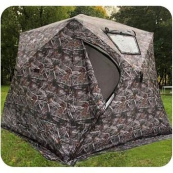 Палатка-куб зимняя четырехслойная - Mircamping 2019 - Камуфляж - Мобильная баня - С полом