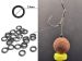 Монтажные кольца Round Ring Rig Ø3,1 мм - Для изготовления волосяных монтажей