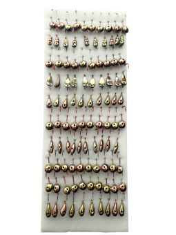 Мормышка Cobra New 2025 - Ручная работа - Ассорти (золото, медь)