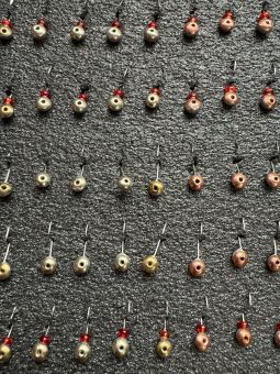 Мормишка паяна з коронкою - 100 шт/уп