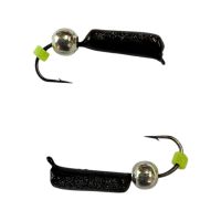 Мормышка Вольфрамовая "Латышка" Гвоздик - С шариком серебро - МК1174